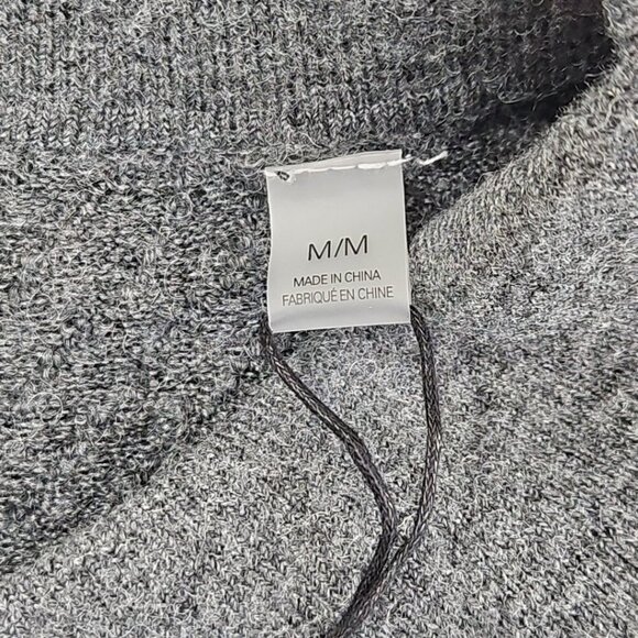 Tahari Wool Blend Sweater Men's Medium Grey Long Sleeve Pullover NWT MSRP $70 - Picture 10 of 16
